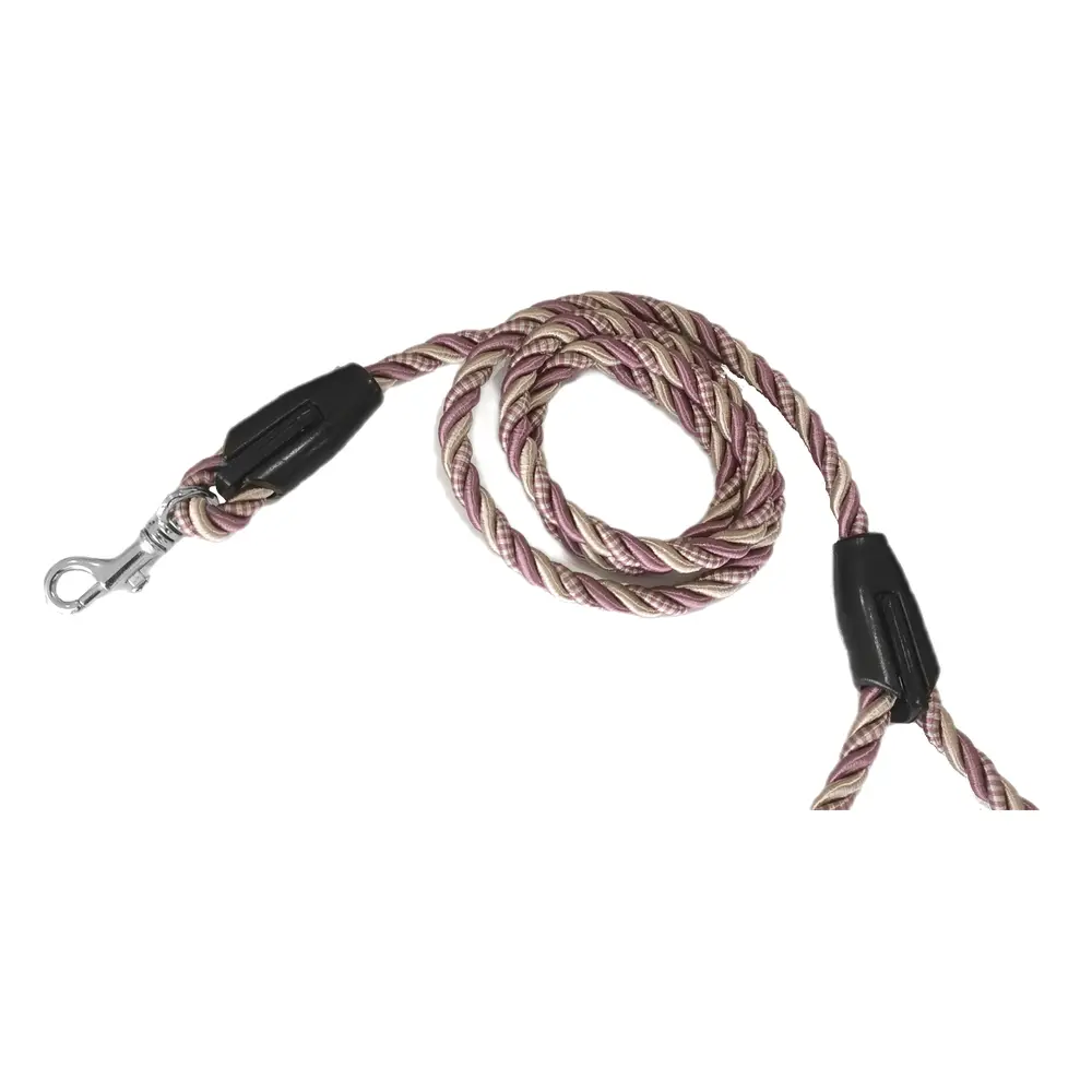 Üçlü Sarmallı Köpek Gezdirme Halatı 1 cm-120 cm Lila 7