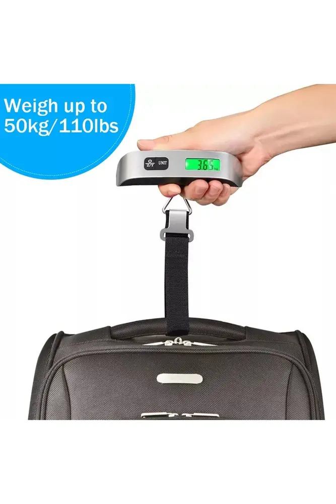 Dijital El Kantarı 50 Kg Bul Valiz Kurban Terazisi + Pil Hediyeli 4