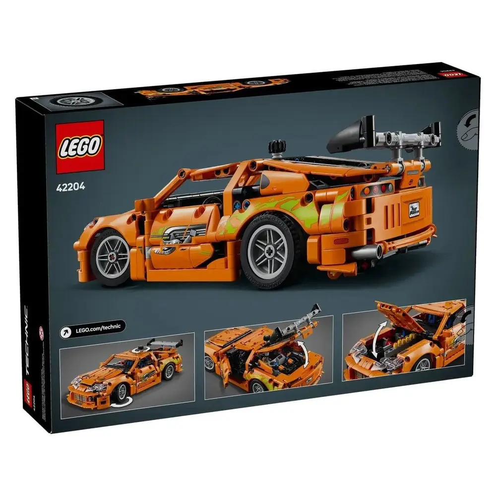 42204 Lego Technic Fast and Furious Toyota Supra 4 810 parça +9 yaş 6