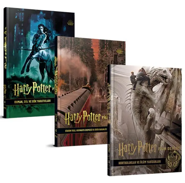 Harry Potter Film Dehlizi Serisi 3  Takım ( Karton Kapak)