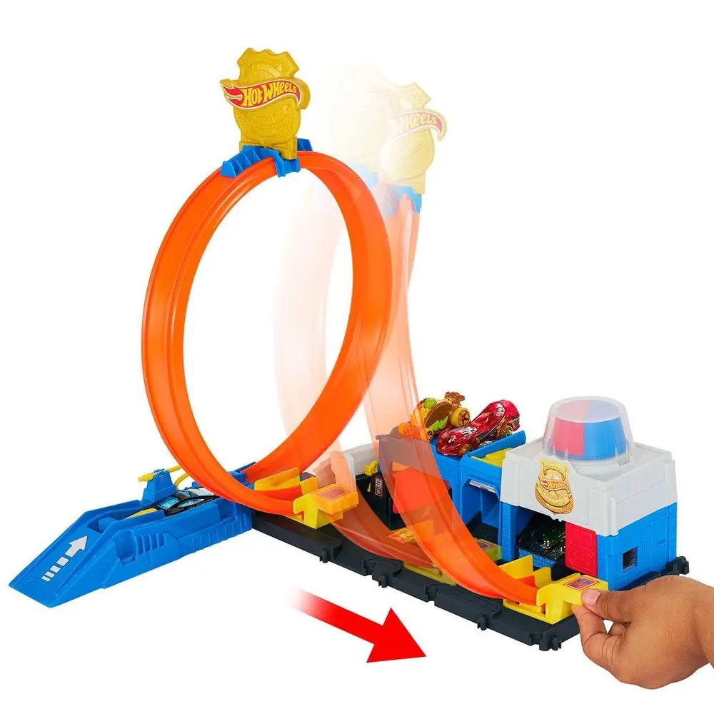 JBM71 Hot Wheels Polis İstasyonu Oyun Seti 6