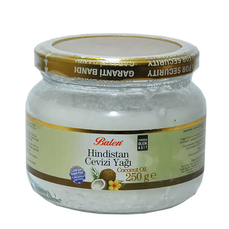 Hindistan Cevizi Yağı Soğuk Pres 250 Gr Cam Şişe 6