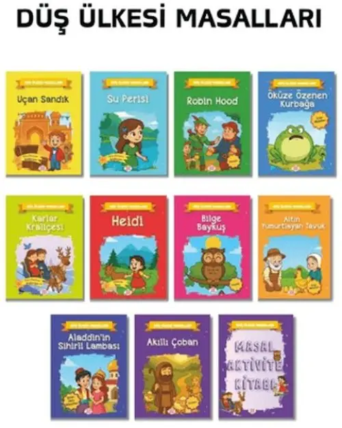 Düş Ülkesi Masalları Seti (10 +1 Aktivite Takım)