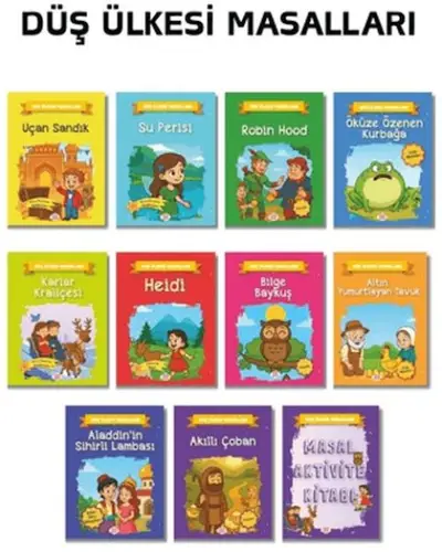 Düş Ülkesi Masalları Seti (10 +1 Aktivite Takım)