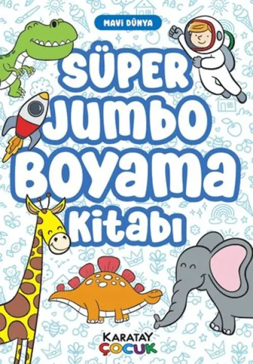 Süper Jumbo Boyama Kitabı - Mi Dünya