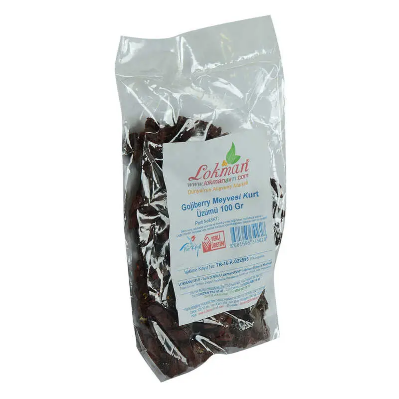 Gojiberry Meyvesi Kurt Üzümü Doğal 100 Gr Paket 5