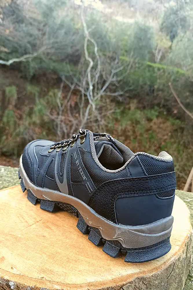 Erkek Outdoor Trekking Ayakkabı Siyah Renk 4