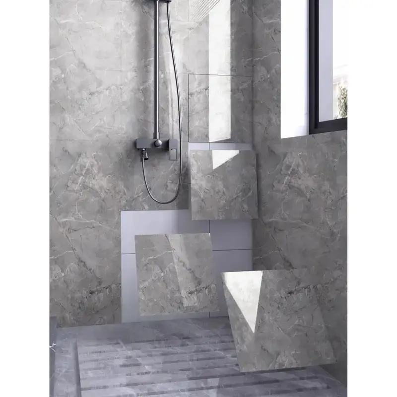 GRİ MERMER DESEN DUVAR STİCKER (30*30) 2