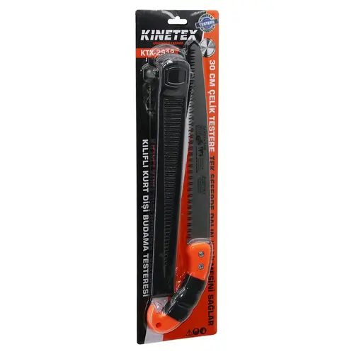 KURT DİŞİ 300MM ÇELİK BUDAMA TESTERESİ KILIFLI SAPLI 30CM SAPLI 43CM