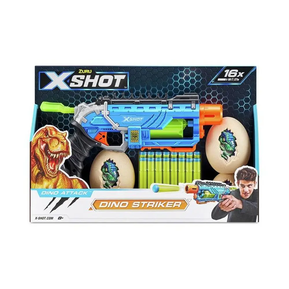 4860 X Shot Sünger Atan Dino Attack Striker -Sunman