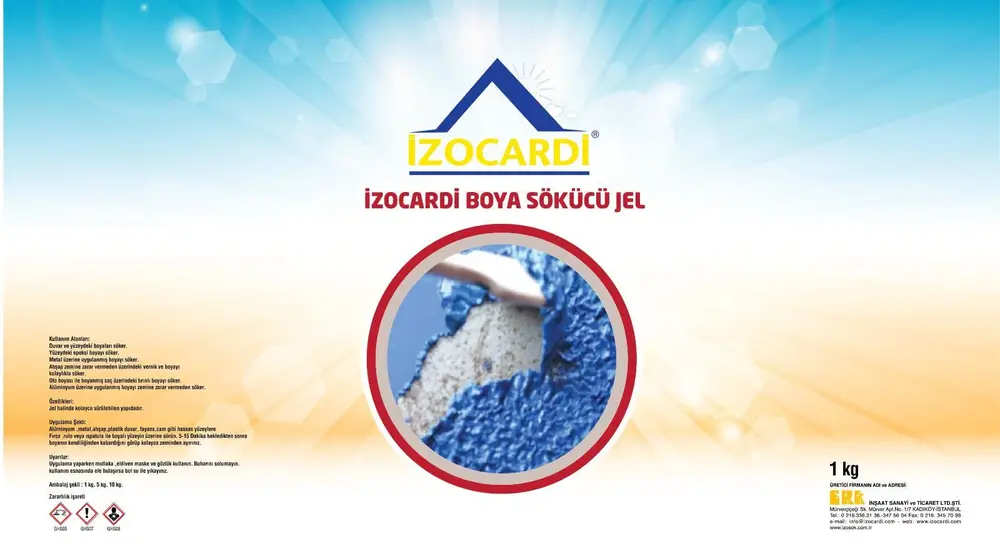İzardi Boya Sökücü Jel 1 Kg 2