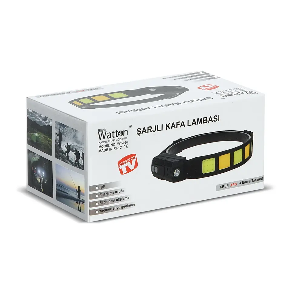 Sensörlü Cob XPG Led Kafa Lambası WT-066 3