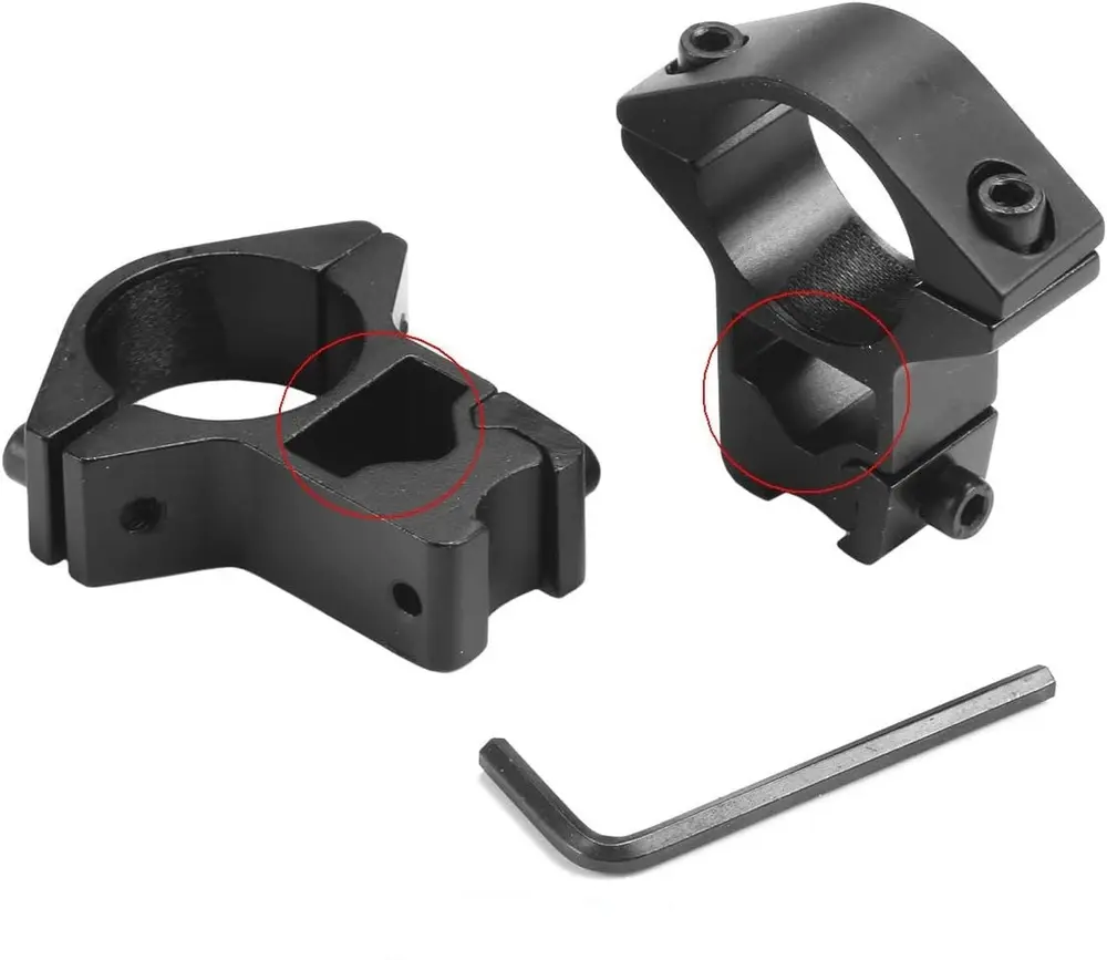 25.4mm dürbün için 11mm YÜKSEK Halı Ayağı 4
