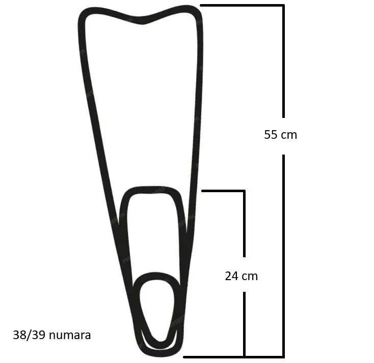 Sea Walker Çantalı Yüzücü Paleti 38-39 Mİ - MAS-38/39 - 1 ADET 4