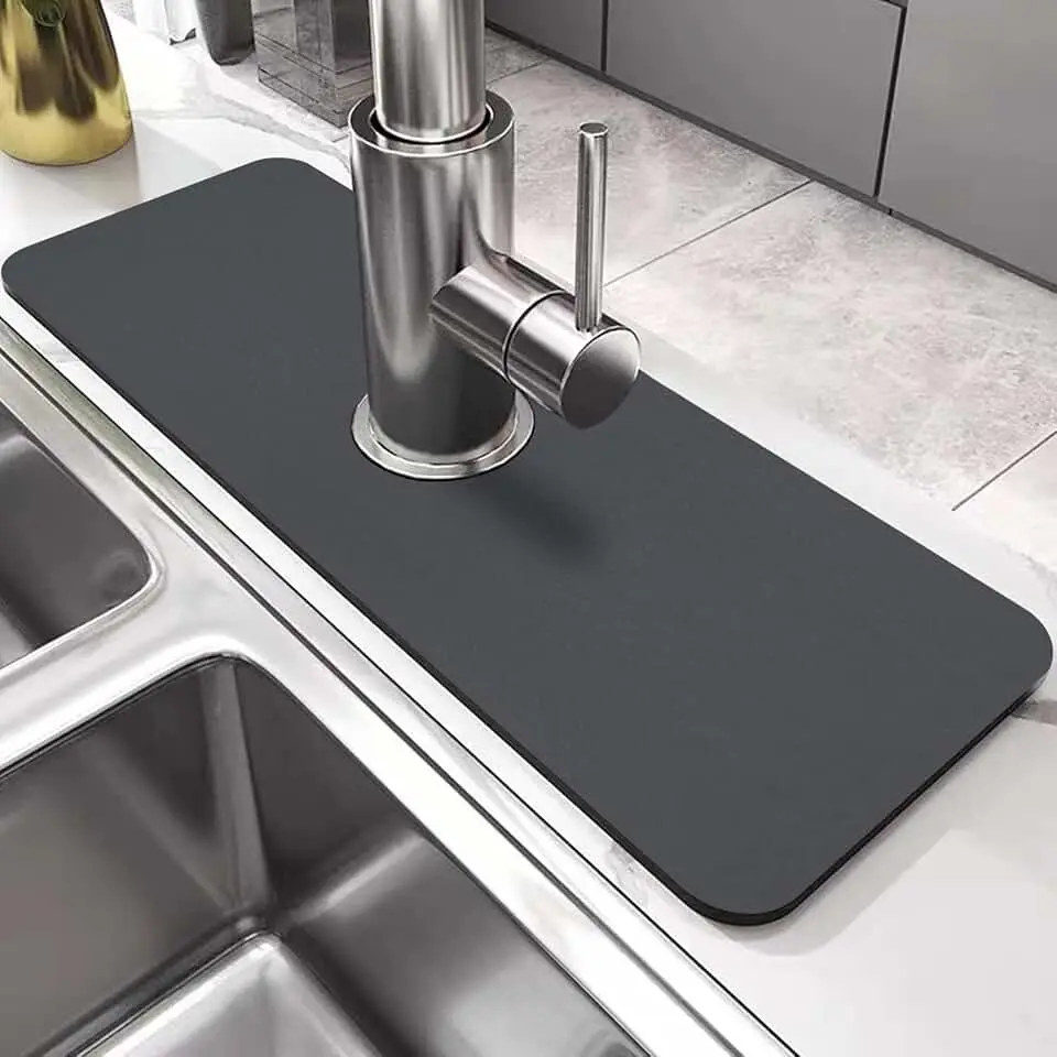 Su Emici Sihirli Mutfak Banyo Musluk Matı Labo Kenar Matı 3