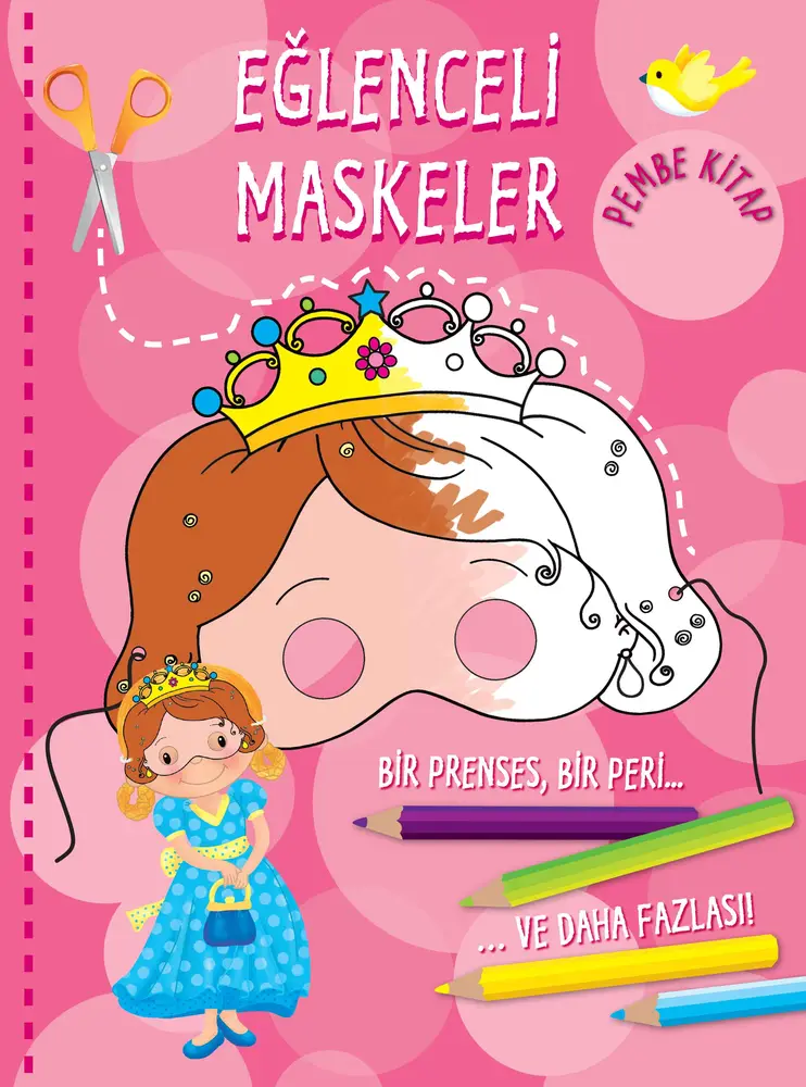 Eğlenceli Maskeler (Pembe )