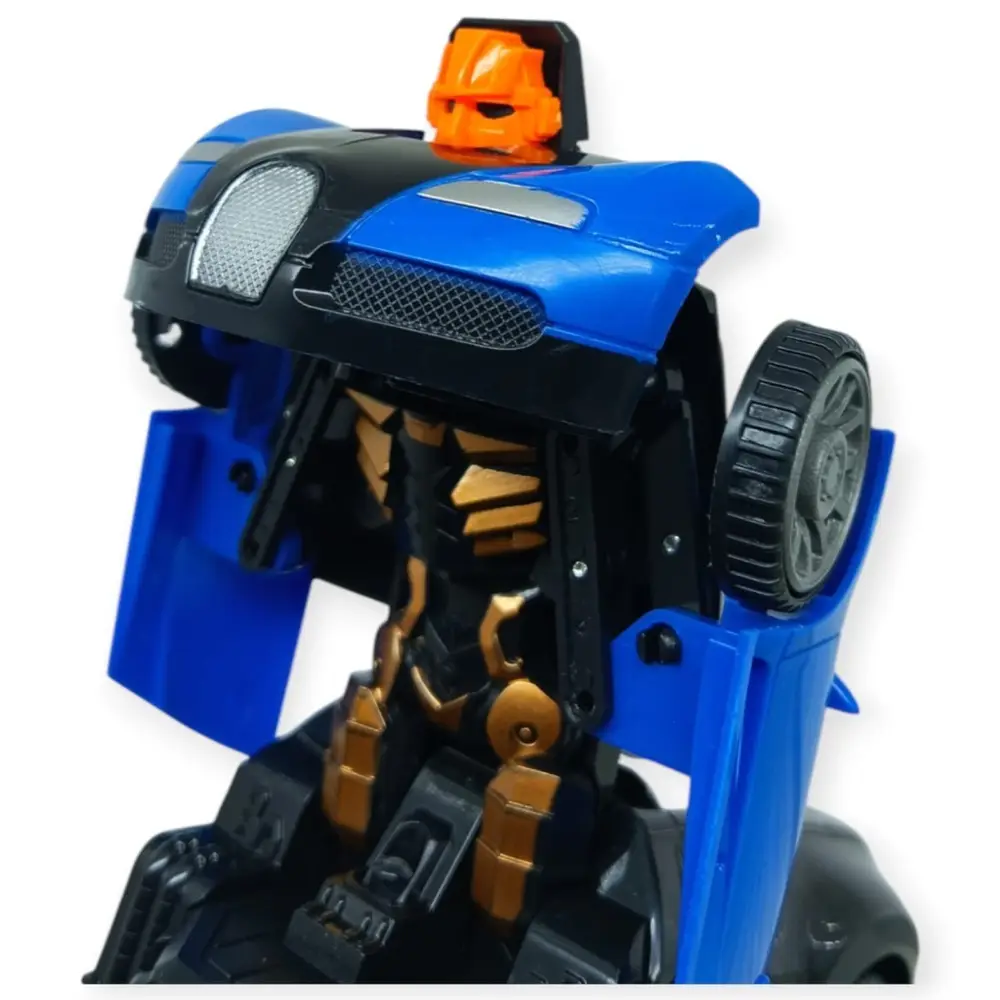Robota Dönüşen Araba - Pilli Yerde Gezen Spor Araba - AK-839 - 1 ADET 4