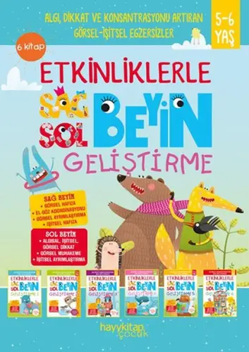 Etkinliklerle Sağ Beyin Sol Beyin Geliştirme (5-6 Yaş) 6  Takım