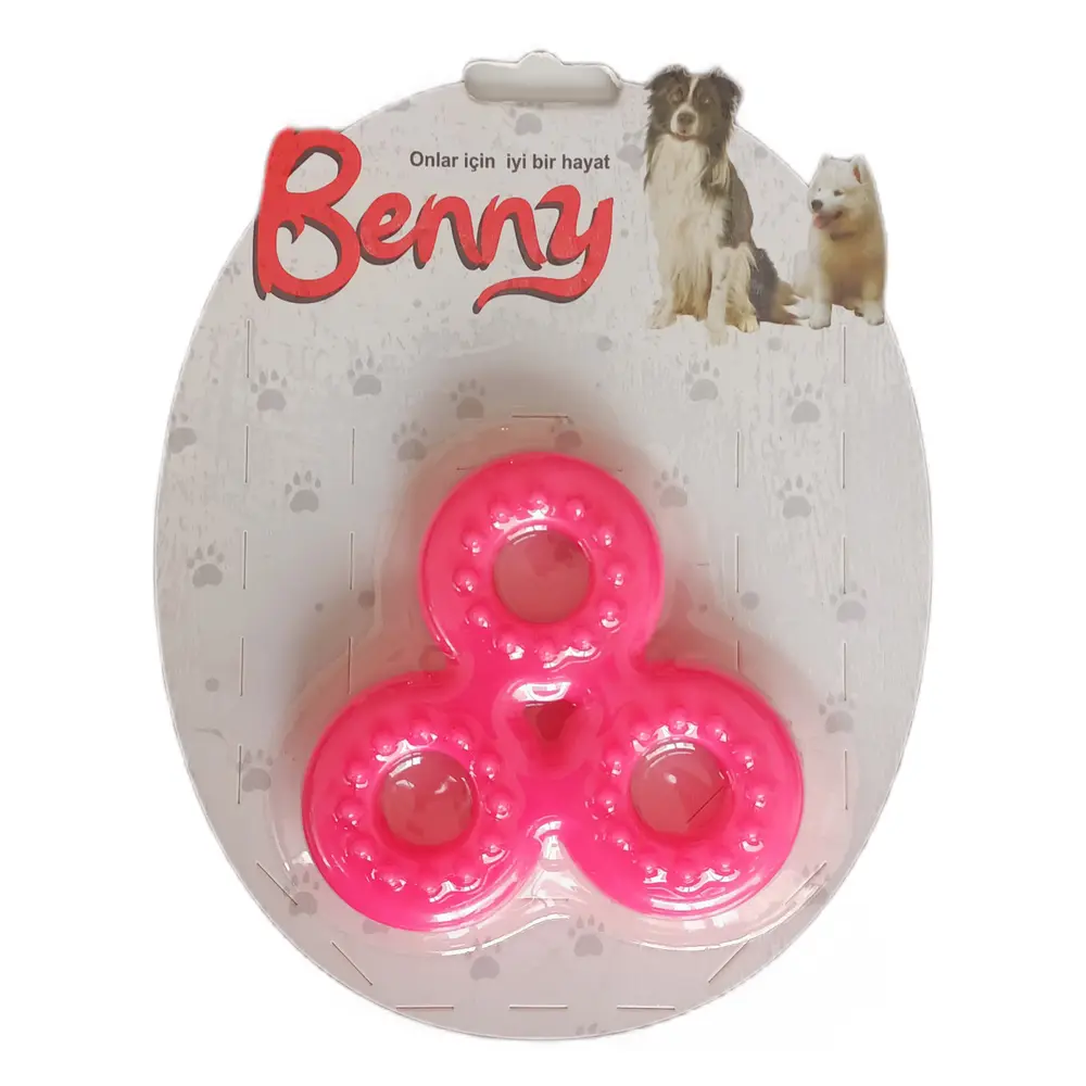 Benny Köpek Oyuncağı Üçlü H 9 x 9 cm Pembe 3