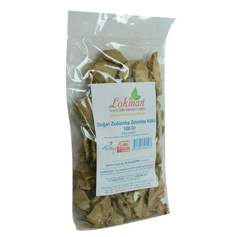 Zulumba Zalumba Kökü Doğal 100 Gr Paket 4