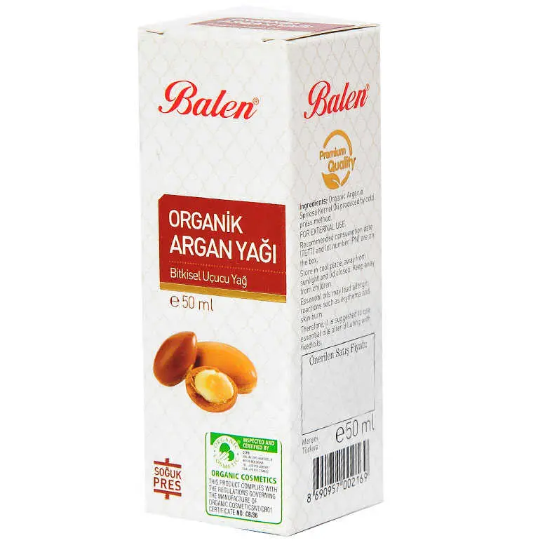 Argan Yağı Organik Soğuk Pres 50 ML Cam Şişe 5