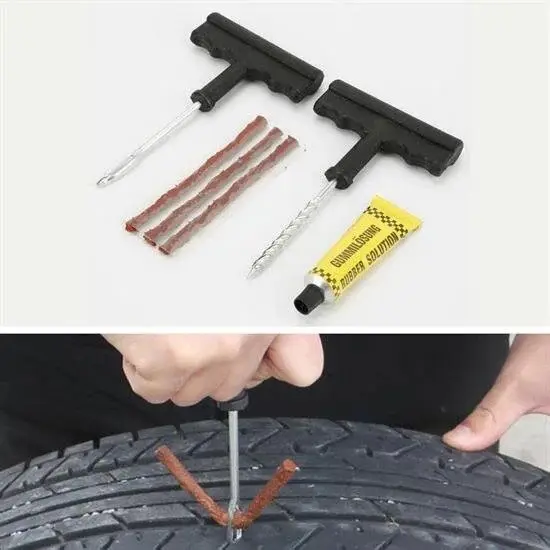 6 Parça Araba Motosiklet Otomobil Bisiklet Lastik Tamir Kiti Araç Bakım Seti 3