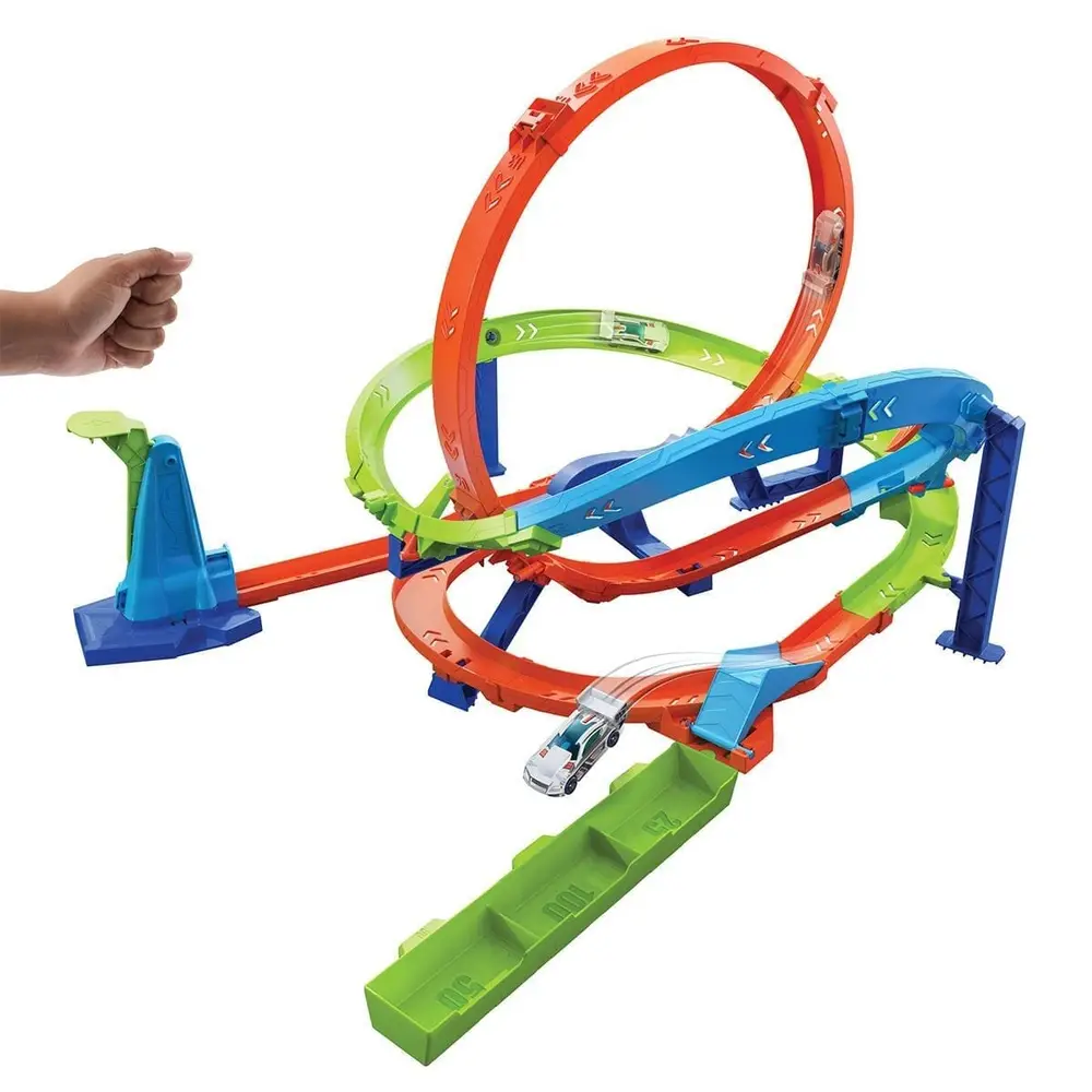 HTK16 Hot Wheels Bumerang Çemberli Yarış Pisti 4