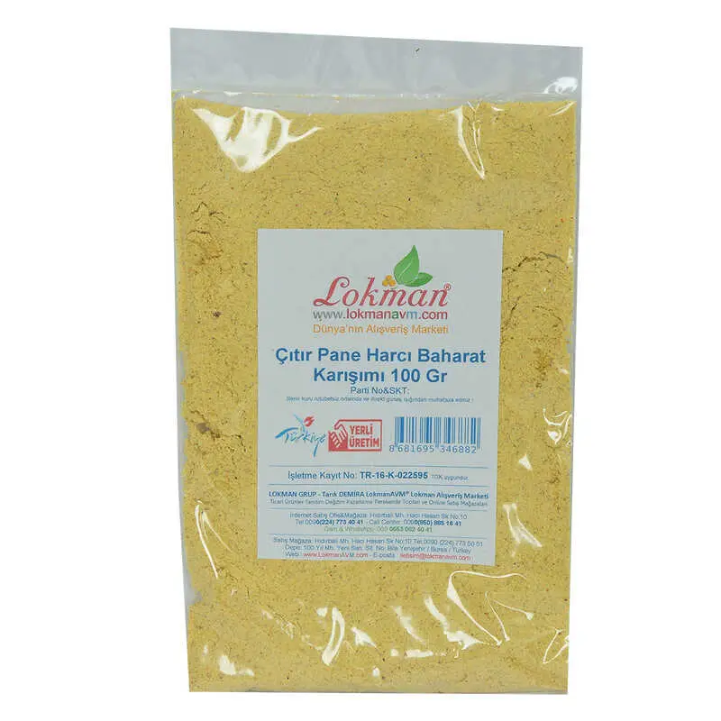 Çıtır Pane Harcı Baharat Karışımı 100 Gr Paket 3