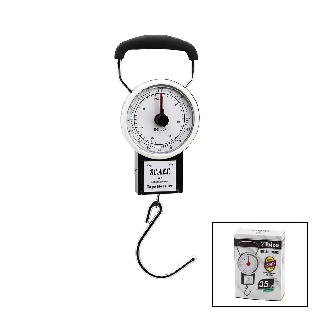 Tartı SCALE 2İN1 İBRELİ KANTAR - METRE