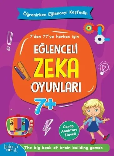 Eğlenceli Zeka Oyunları - Mor -Öğrenirken Eğlenceyi Keşfedin