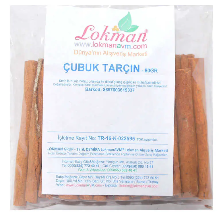 Tarçın Çubuk Doğal 80 Gr Paket 3