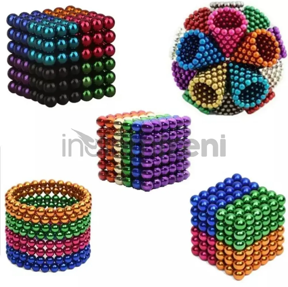 Renkli 216 adet mıknatıs neube mıknatıs 5mm neodyum 2