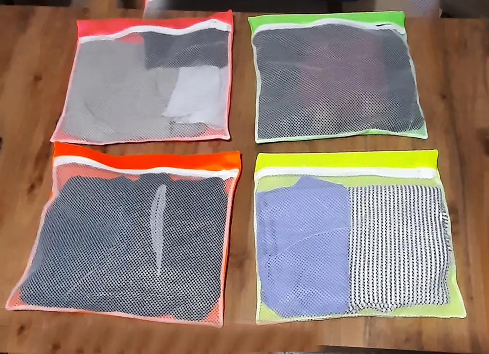 4 Adet 4 Renk Bul İçi Düzenleyici - Fermuarlı Valiz Organizeri 3