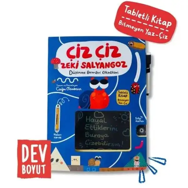 Çiz Çiz Zeki Salyangoz - Düşünme Becerileri Etkinlikleri