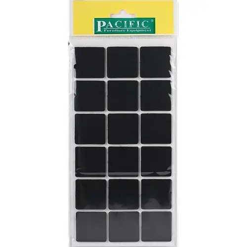 Pacific 6035 BL Yapışkanlı Keçe 35 mm X 35 mm Siyah