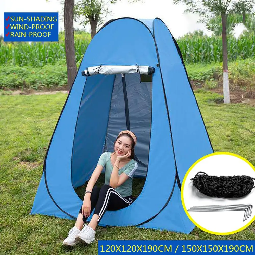 Kamp Alanı Duş Giyinme Wc Çadırı Fotoğrafcı Prova Kabini 190x120x120 5