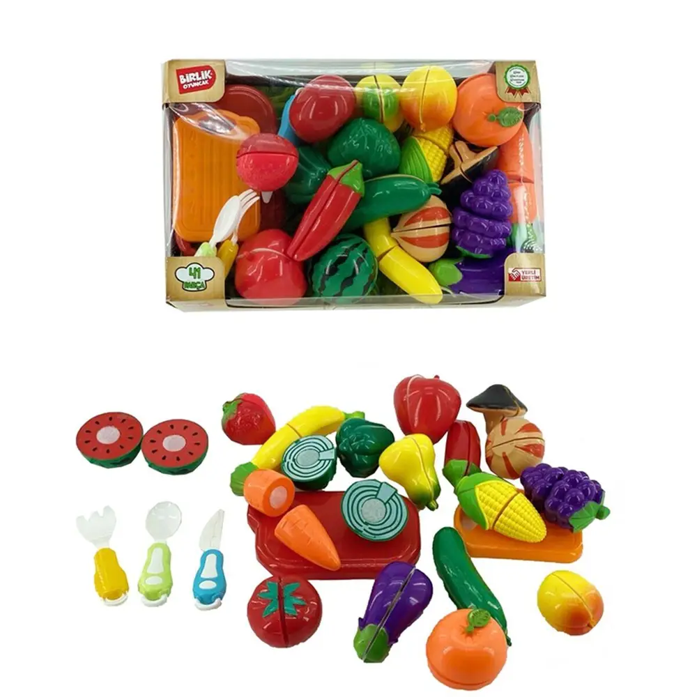 URT007-KUTU-3 41 PCS KESİLEBİLEN MEYVE SEBZE MAN