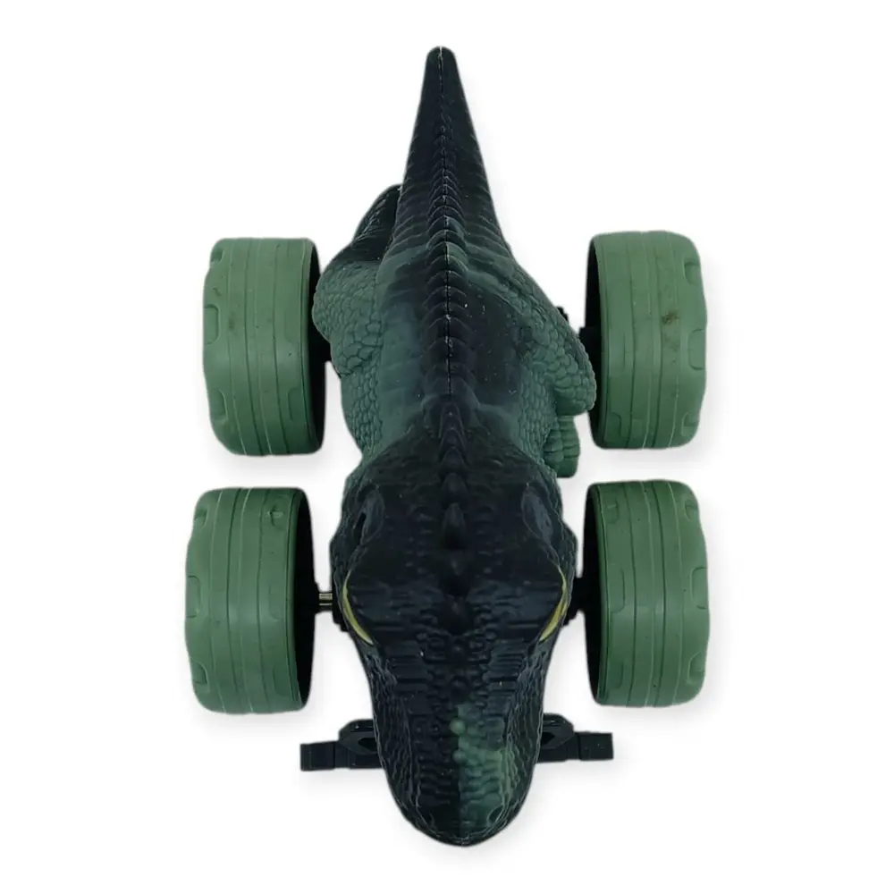 Sürtmeli Dinazor Arabalar  cm - H-20 - Stegosaurus - Yeşil - 1 ADET 3