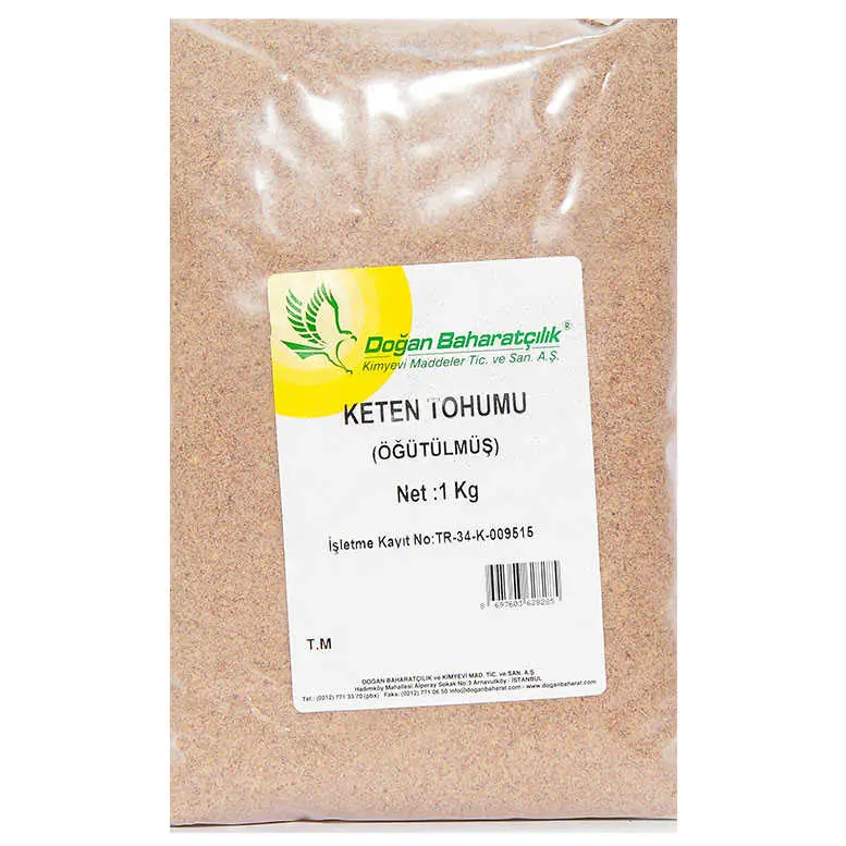Keten u Öğütülmüş Doğal 1000 Gr Paket 3