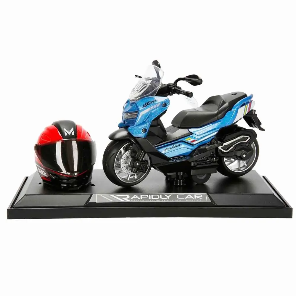 5839 SUN-MYG-MOTOSİKLET 1 12 BMW KASKLI FİGÜR PB.3R SES IŞIK 4