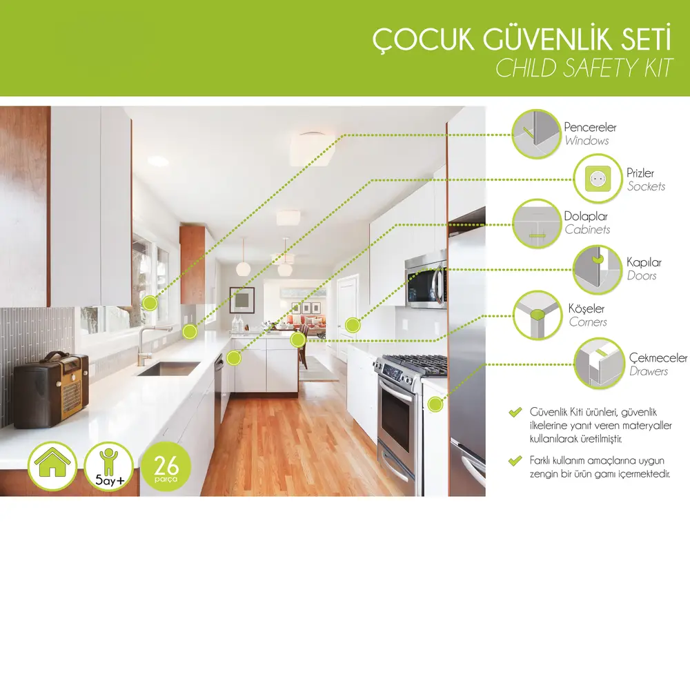 Çuk Güvenlik Seti - Profesyonel 26 Parça 4