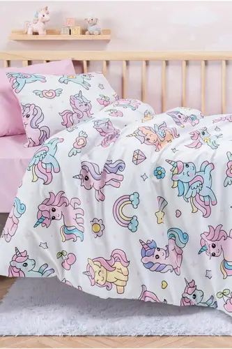 Bebek Nevresim Takımı Sparky Pembe