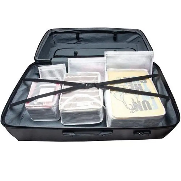 Bul İçi Düzenleyici Valiz Organizer 6 lı Set - Çizgili 2