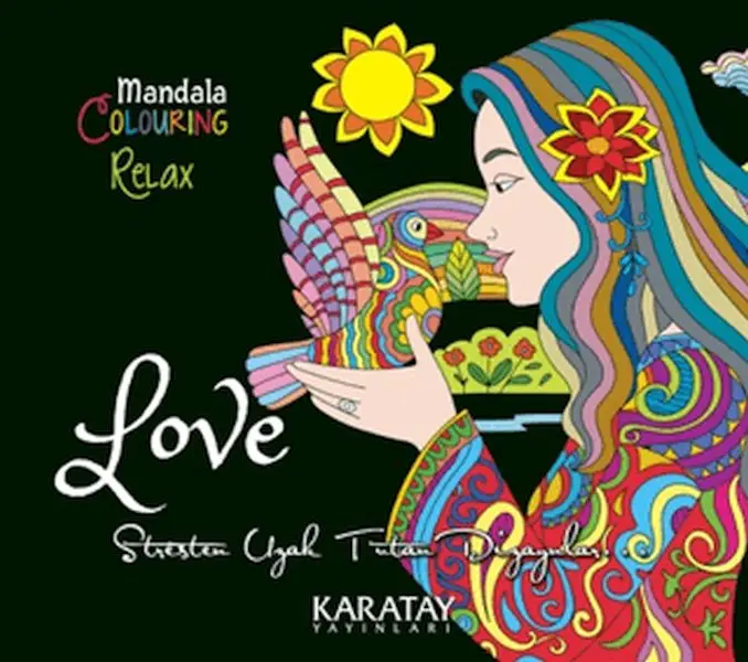 Coloring Relax Mandala - Love