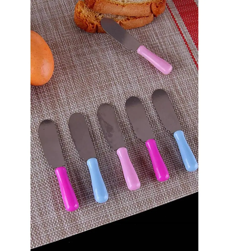 Tereyağı Bıçağı - Mini Spatula 6 Adet 5