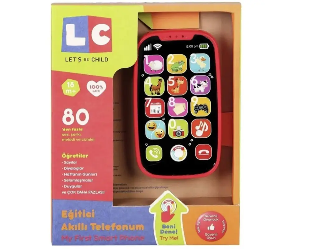 LC Eğitici Akıllı Telefonum Kırmızı - LC-31402 - 1 ADET 3