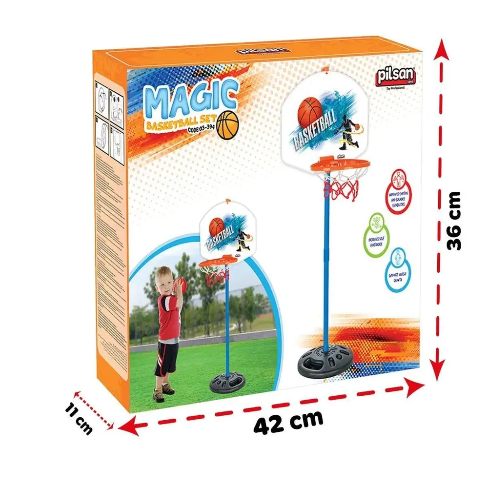 03 394 Pilsan Magic Basketbol Seti Ayaklı 4