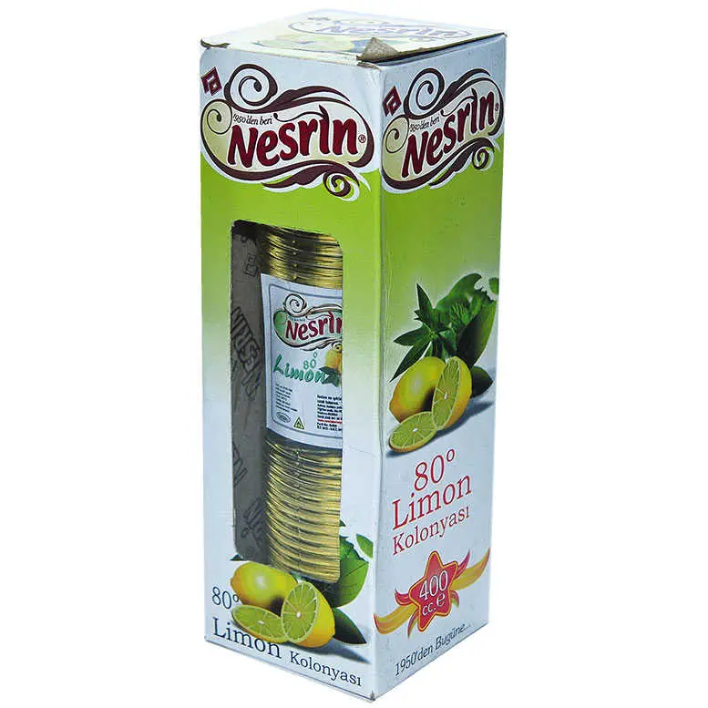 Limon Kolonyası Kutulu 80 Derece Pet Şişe 400 ML 5