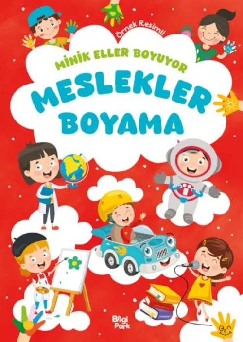 Minik Eller Boyuyor – Meslekler Boyama Kitabı (Örnek li)