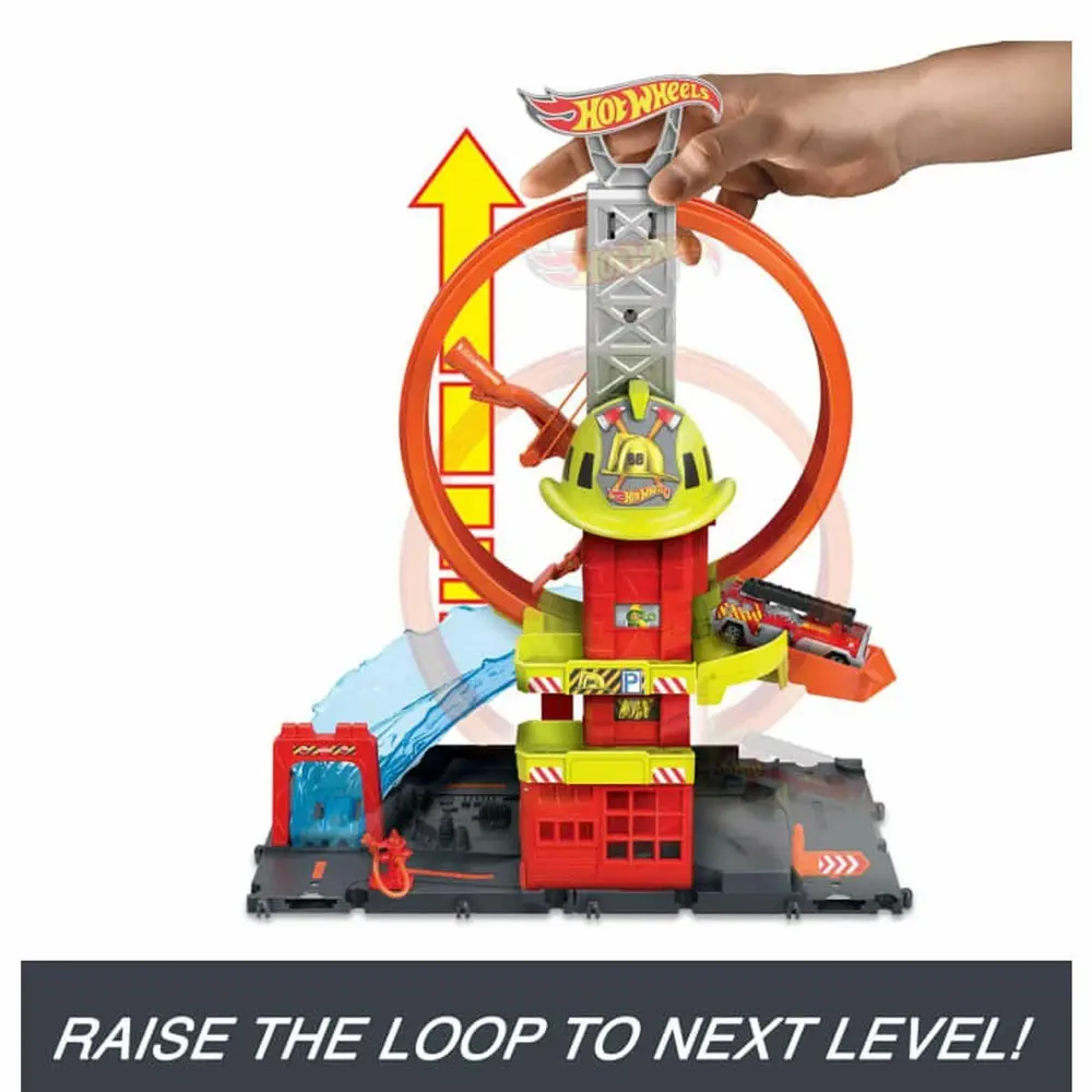 HKX41 Hot Wheels Çember Pistli İftaiye İstasyonu 4